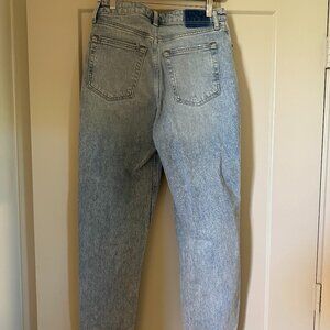 Abercrombie and Fitch Dad High Rise Curve love Jeans